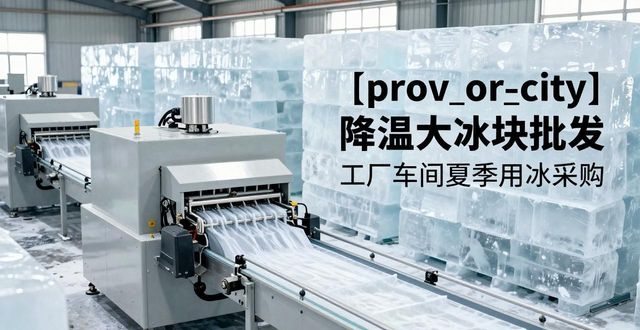 佛山降温大冰块批发 工厂车间夏季用冰采购