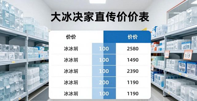 大冰块批发厂家怎么选？佛山直供渠道靠谱吗