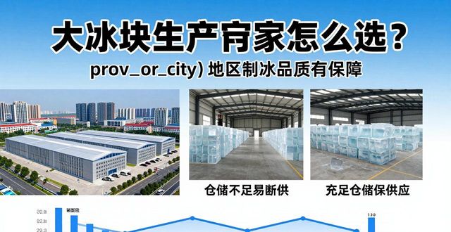 大冰块生产厂家怎么选？佛山地区制冰品质有保障