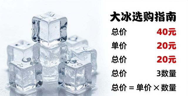大冰块价格到底怎么算？佛山冰块选购指南