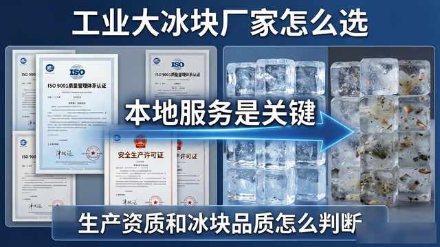 工业大冰块厂家怎么选？佛山本地服务是关键