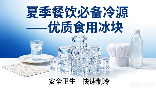 餐饮食用冰块供应商选择_食用冰块与普通冰块区别_佛山食用冰块销售